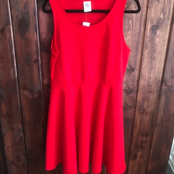 Agnes & Dora Fisher Red Dress w/ Pockets NWT XL - Picture 3 of 7